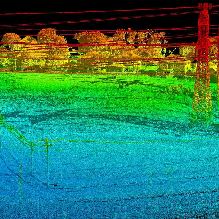 Drone LiDAR Transmission and Distribution Cropped